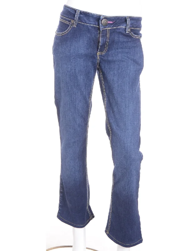 Elegant Casuals Reworked Ankle Graze Bootcut Jeans - W30