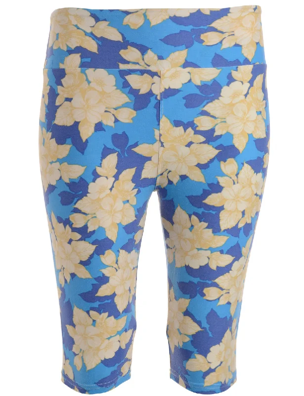 Fresh And Capable Reworked Blue Cycling Shorts - W23