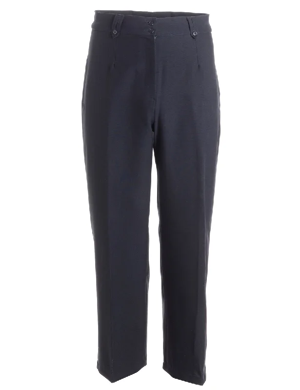 Cozy Fit Reworked Cropped Dana Tapered Trousers - W28