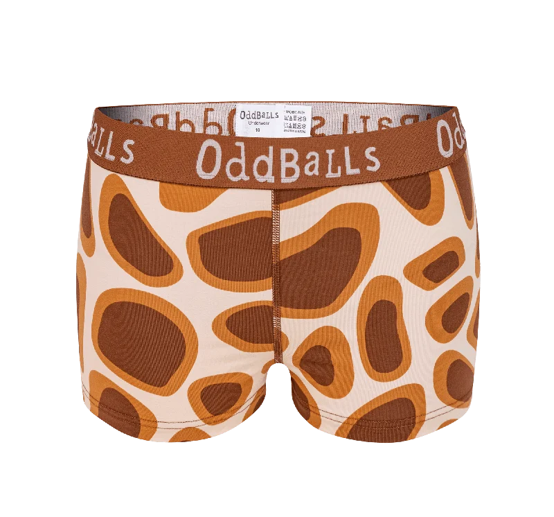 Soft Wearables Lanky Giraffe - Ladies Boxers