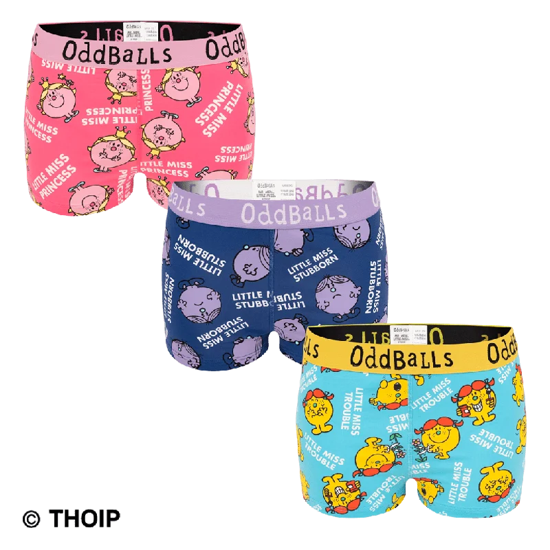 Cozy Fashion Trends Little Miss Bundle - Ladies Boxer Shorts 3 Pack Bundle