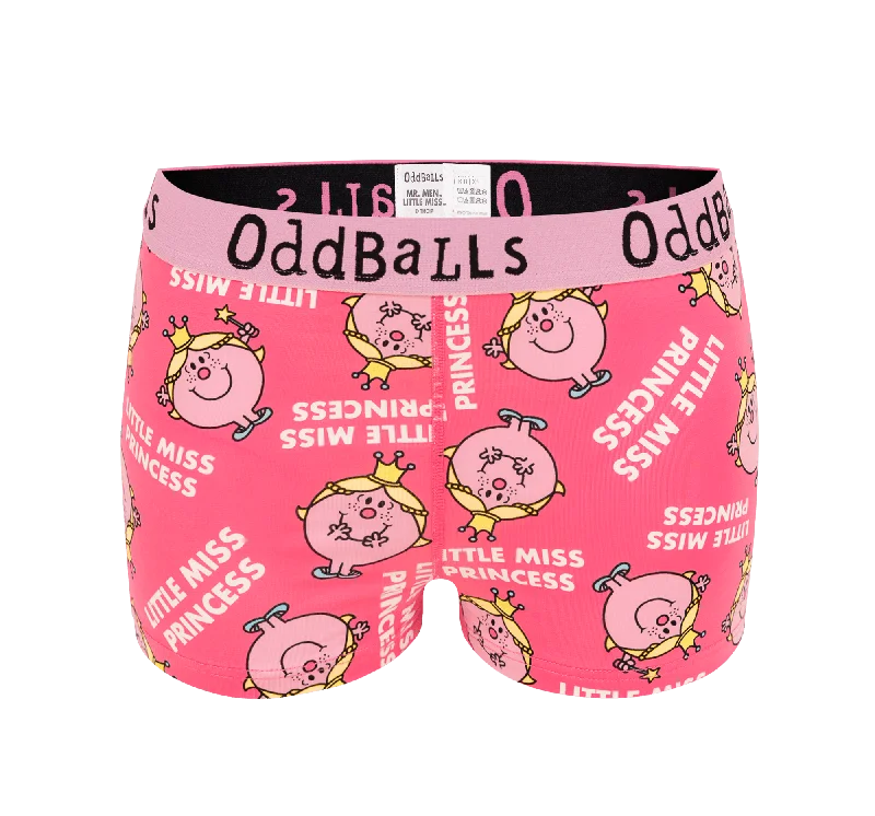 Personal Design Little Miss Princess Pink - Ladies Boxers