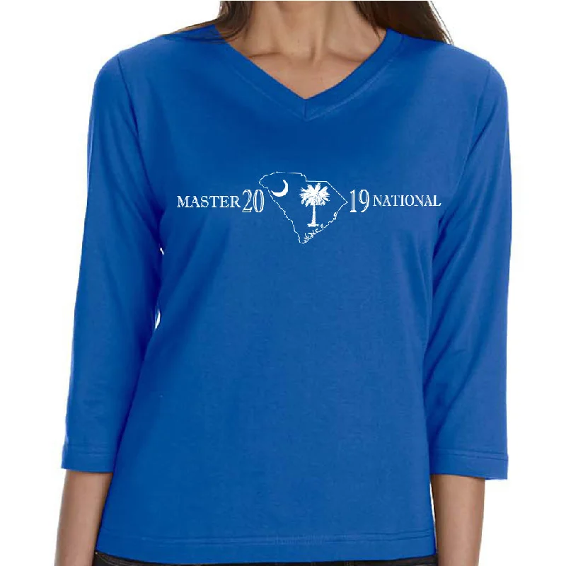 Luxury Style Master National 2019 - Ladies 3/4 Sleeve V-neck