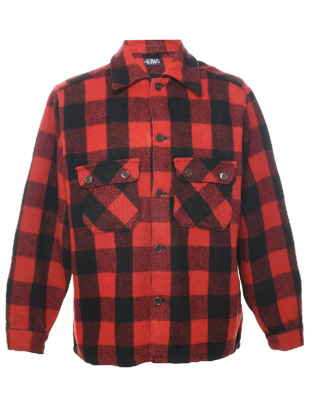 Fashion Pioneer Red Buffalo Check Shirt - L