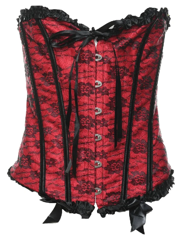 Casual Choice Red Bustier - M