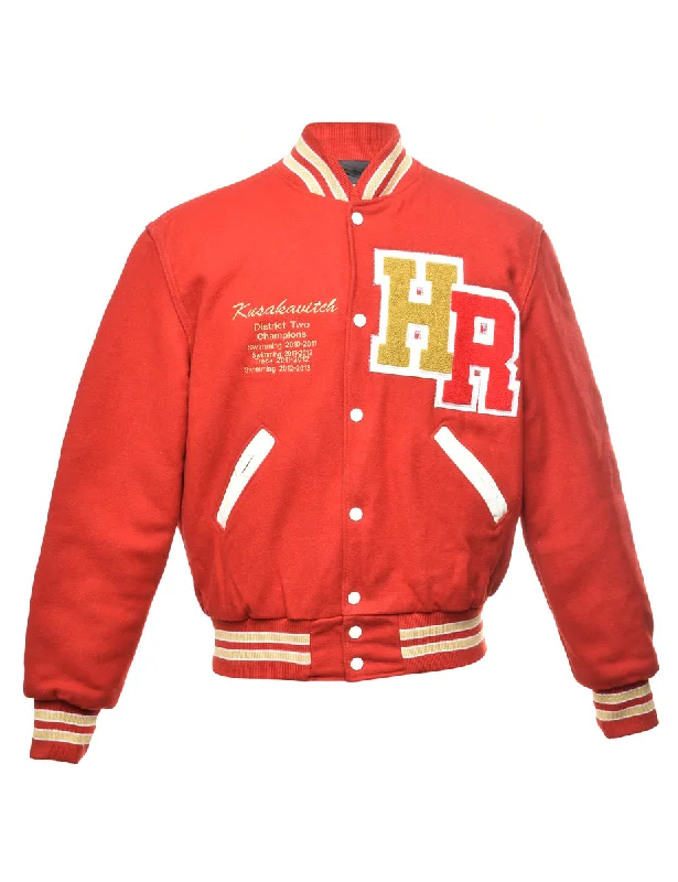 Low-key Luxury Red Kusakavitch Team Jacket - XL