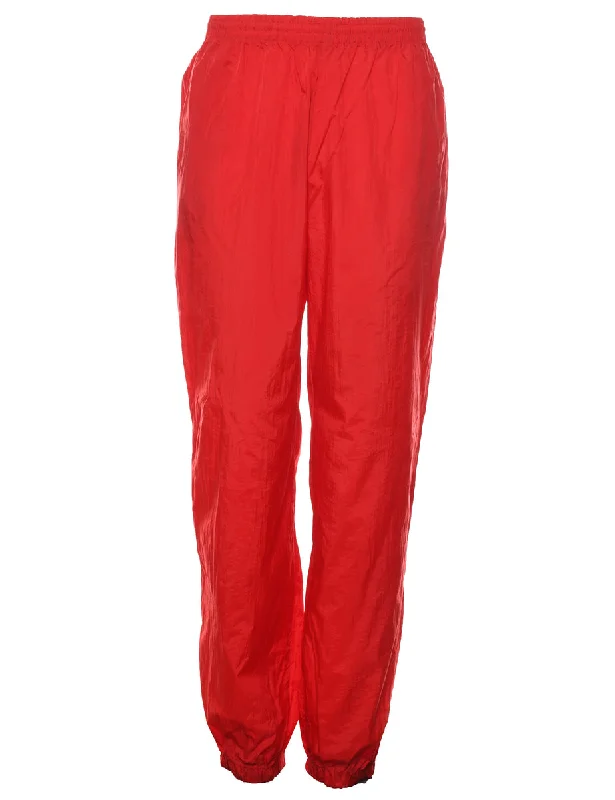 Elegant Style Red Marlboro Track Pants - W34 L33