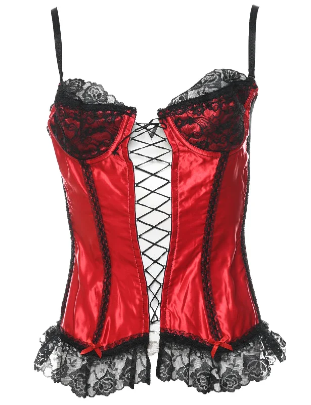Luxury And Elegant Red Slip - M