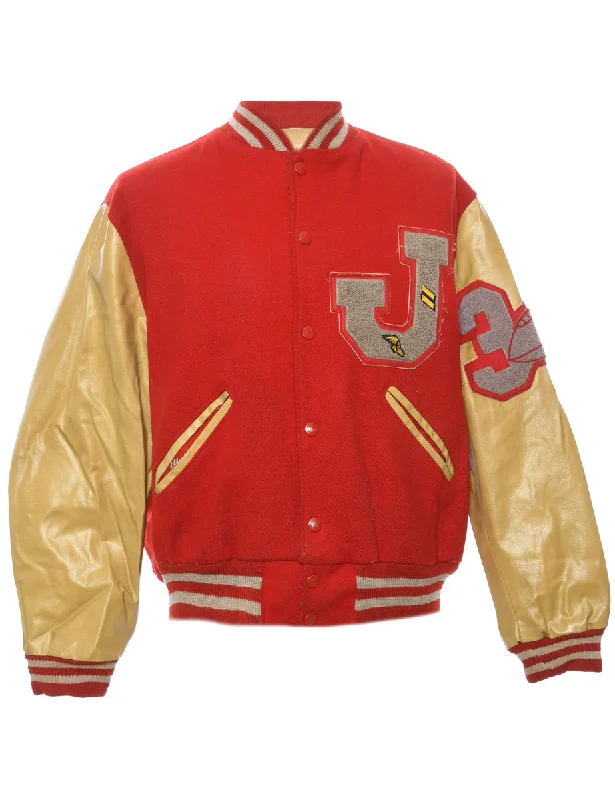 Personalized Design Red Team Jacket - XS
