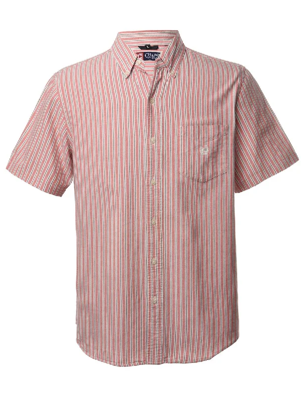 Embroidery Design Reworked Chaps Ben Short Sleeve Shirt - L