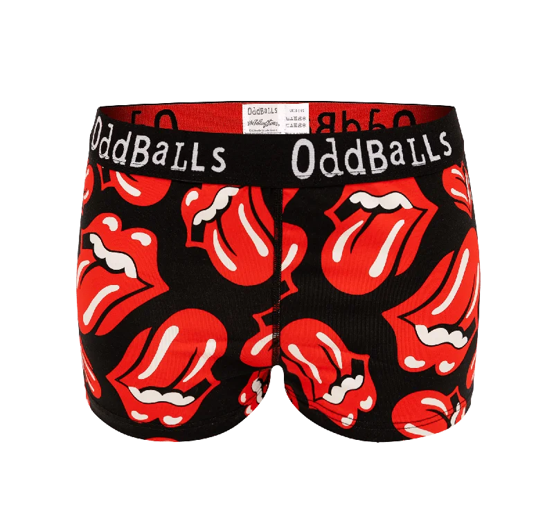 Romantic Temperament Rolling Stones Tongue - Ladies Boxers