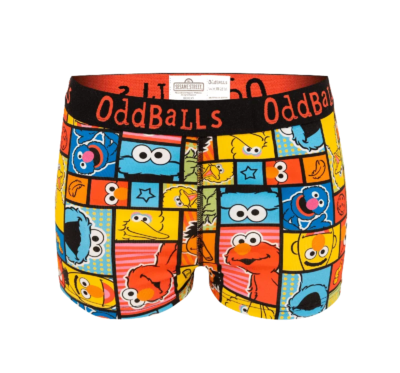Quality Tailoring Sesame Street - Ladies Boxers