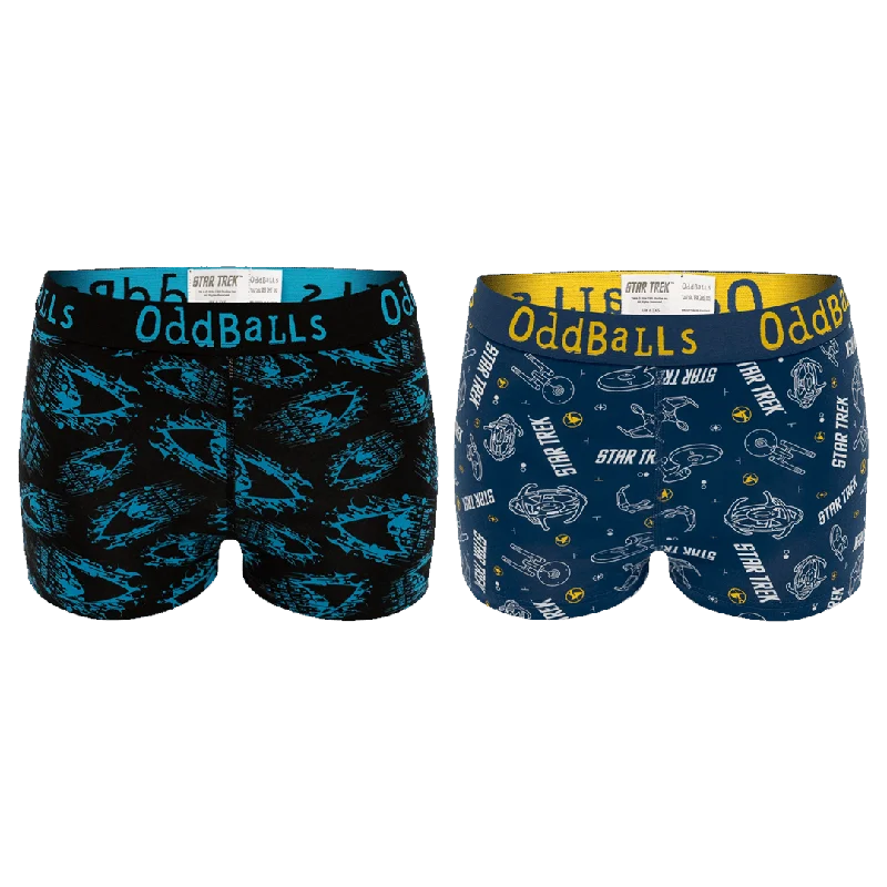 Cozy Knits Star Trek Bundle - Ladies Boxer Shorts 2 Pack Bundle