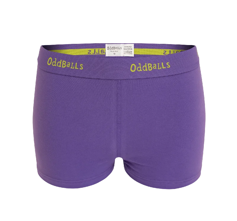 Elegant Outline Sugar Plums - Ladies Boxers