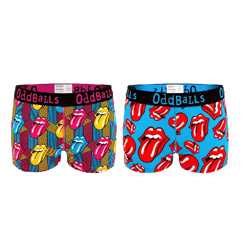 Luxury Customization The Rolling Stones Bundle - Ladies Boxers 2 Pack Bundle