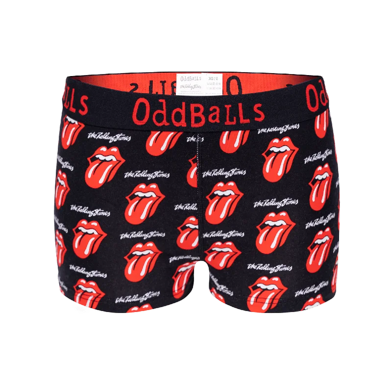 Fashion Touch The Rolling Stones - Black - Ladies Boxers