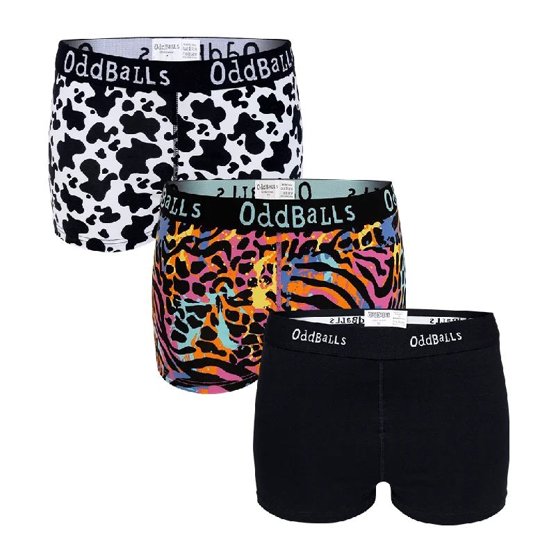 Double-sided Wear Weekend Bundle - Ladies Boxers 3 Pack Bundle